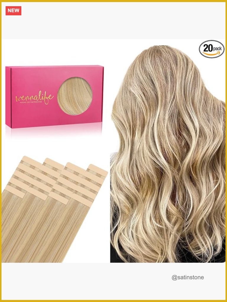Tape In Hair Extensions Human Hair 20pcs 50g 14 Inch Straight Remy Hair